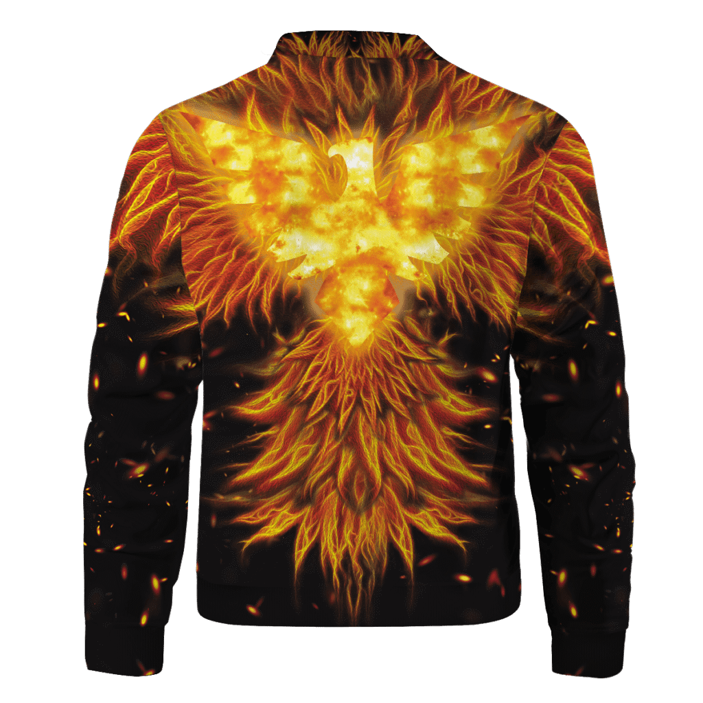 dark phoenix flame bomber jacket 582128 - Anime Jacket UK Store