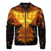 dark phoenix flame bomber jacket 615201 - Anime Jacket UK Store