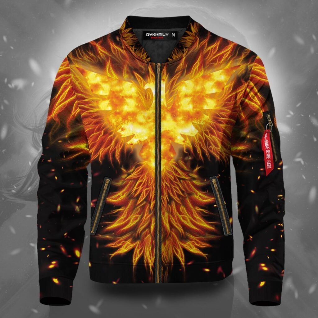 dark phoenix flame bomber jacket 825977 - Anime Jacket UK Store