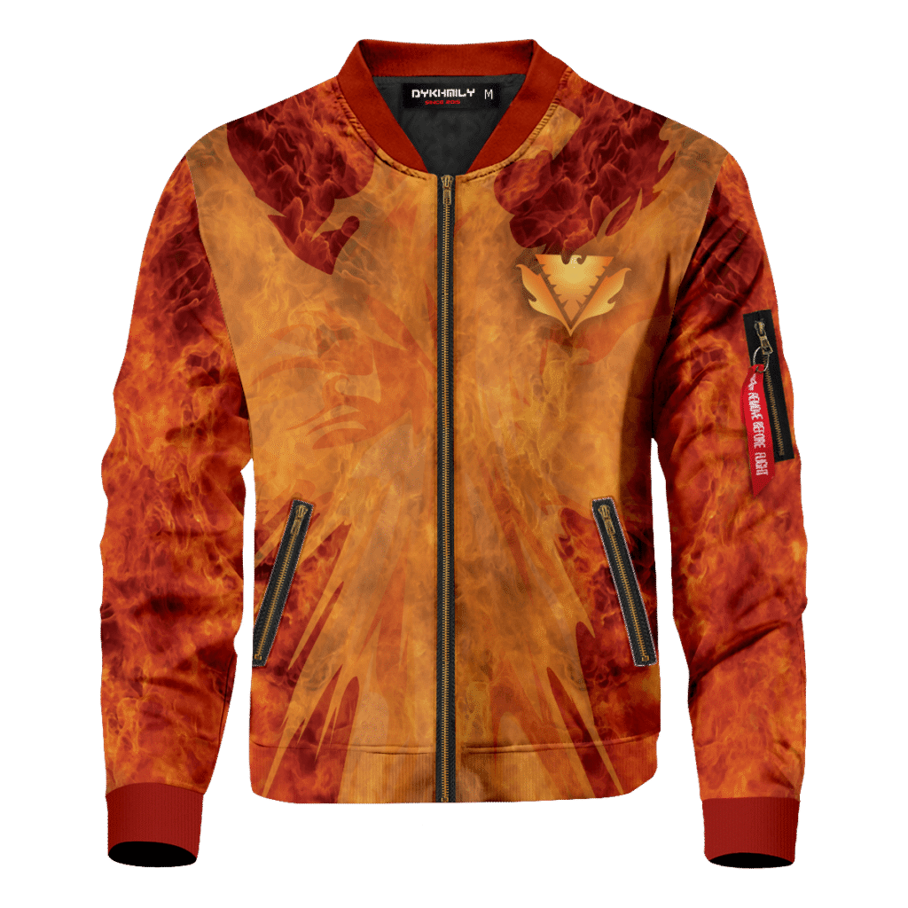 dark phoenix jean bomber jacket 544705 - Anime Jacket UK Store