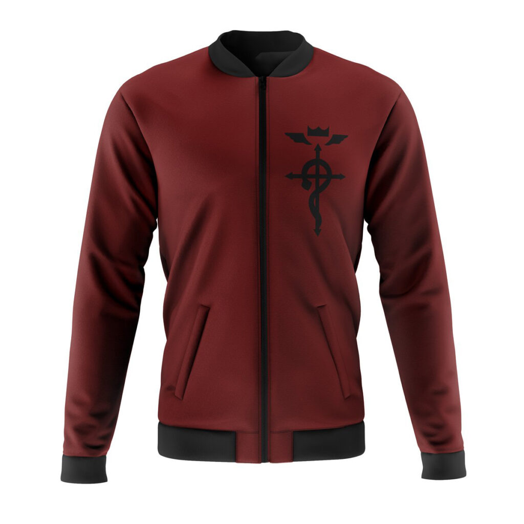 edward elric fullmetal alchemist casual bomber jacket 97661 - Anime Jacket UK Store