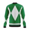 green ranger mighty morphin power rangers casual bomber jacket 73w2s - Anime Jacket UK Store
