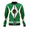 green ranger mighty morphin power rangers casual bomber jacket g7j1v - Anime Jacket UK Store