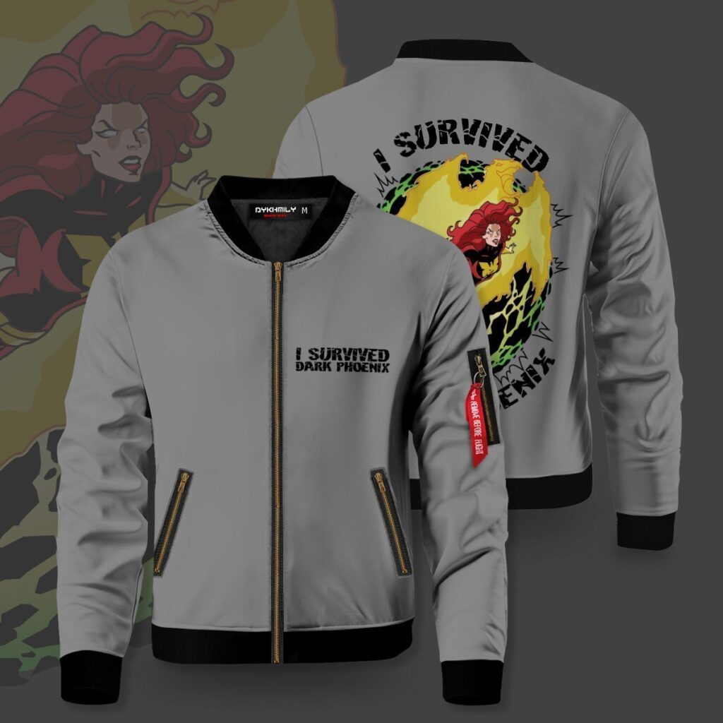 i survived dark phoenix bomber jacket 284821 - Anime Jacket UK Store