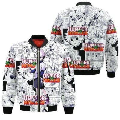 killua zoldyck hunter x hunter anime manga 3d bomberuwchu - Anime Jacket UK Store