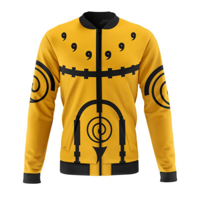 kyuubi mode naruto casual bomber jacket gicm4 - Anime Jacket UK Store