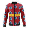 luffy wano pattern casual bomber jacket f3j89 - Anime Jacket UK Store