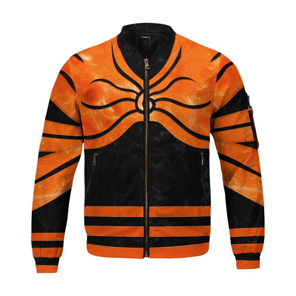 naruto full baryon mode bomber jacket 383649 - Anime Jacket UK Store