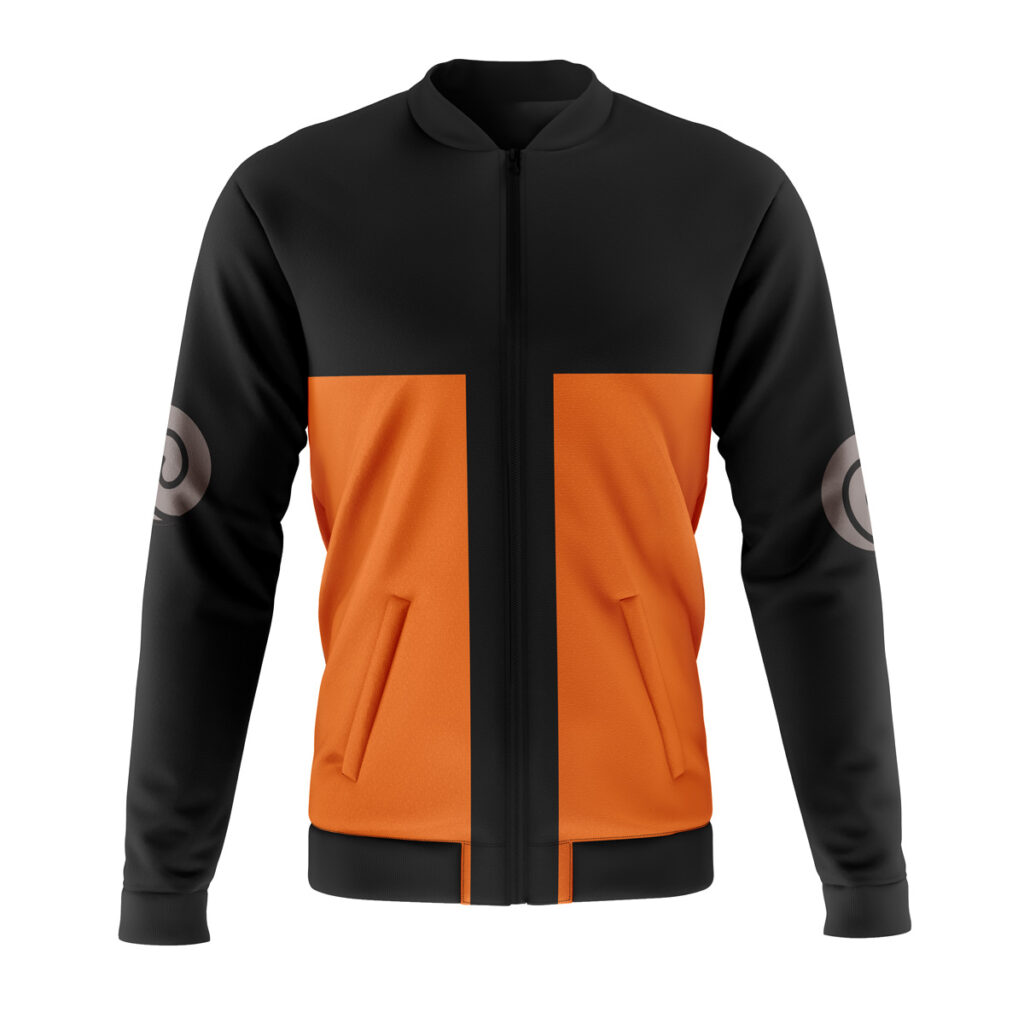 naruto uzumaki shippuden casual bomber jacket - Anime Jacket UK Store
