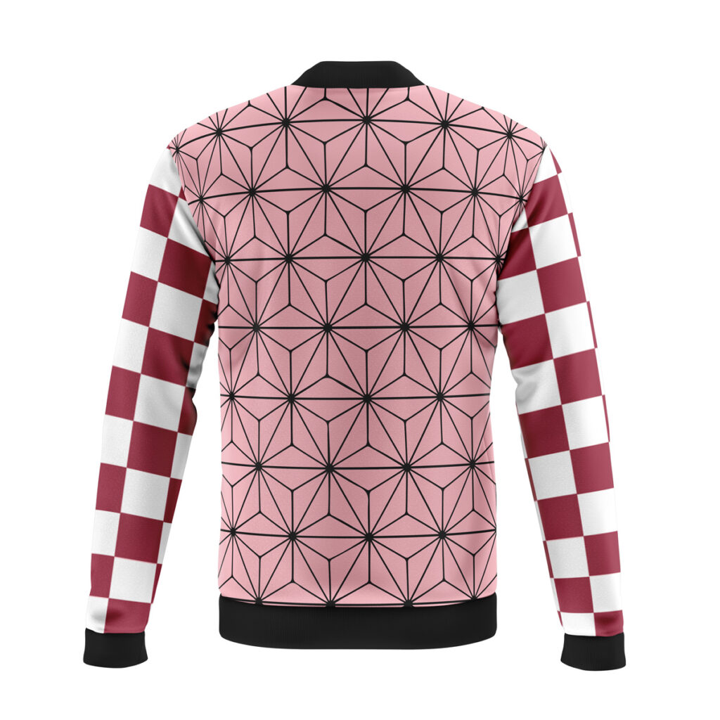 nezuko kamado demon slayer casual bomber jacket agpok - Anime Jacket UK Store
