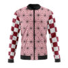 nezuko kamado demon slayer casual bomber jacket j9f13 - Anime Jacket UK Store