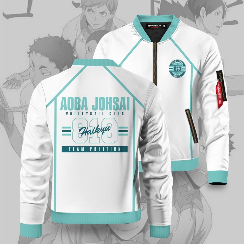 personalized 819 aoba johsai bomber jacket 109116 - Anime Jacket UK Store