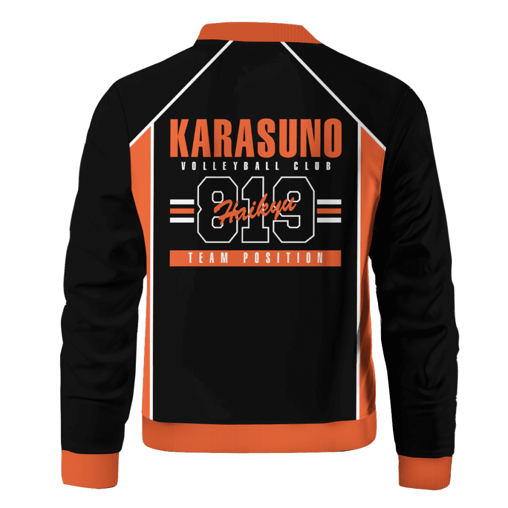 personalized 819 karasuno bomber jacket 746502 - Anime Jacket UK Store