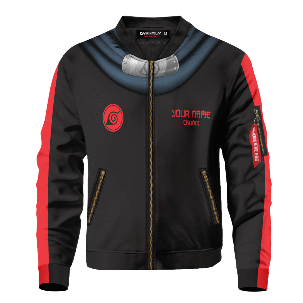 personalized hidden leaf shinobi bomber jacket 948235 - Anime Jacket UK Store