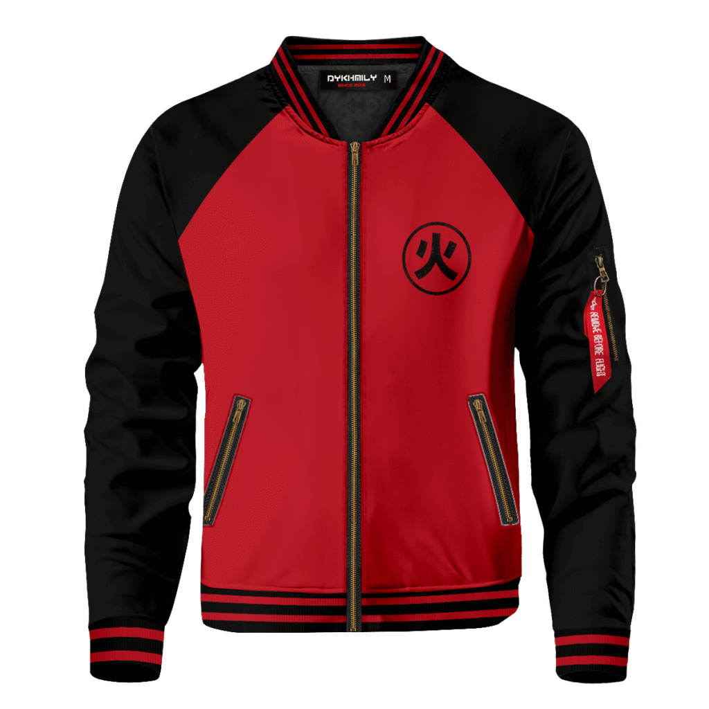 personalized ninja academy bomber jacket 469567 - Anime Jacket UK Store