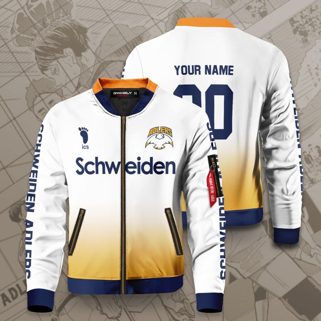 personalized schweiden adlers bomber jacket 331320 - Anime Jacket UK Store