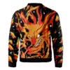 raging kurama bomber jacket 507426 - Anime Jacket UK Store