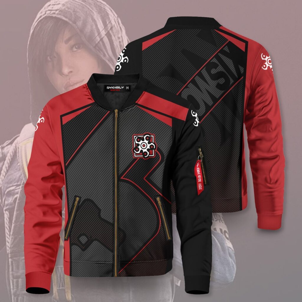 rainbow six siege hibana bomber jacket 514174 - Anime Jacket UK Store