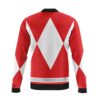 red ranger mighty morphin power rangers casual bomber jacket 2ptdf - Anime Jacket UK Store
