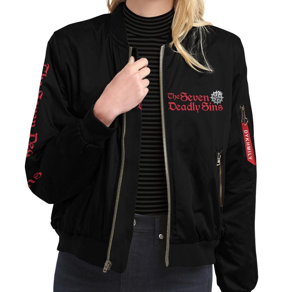 seven deadly sins bomber jacket 231930 - Anime Jacket UK Store