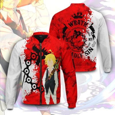 sin of wrath bomber jacket 122395 - Anime Jacket UK Store