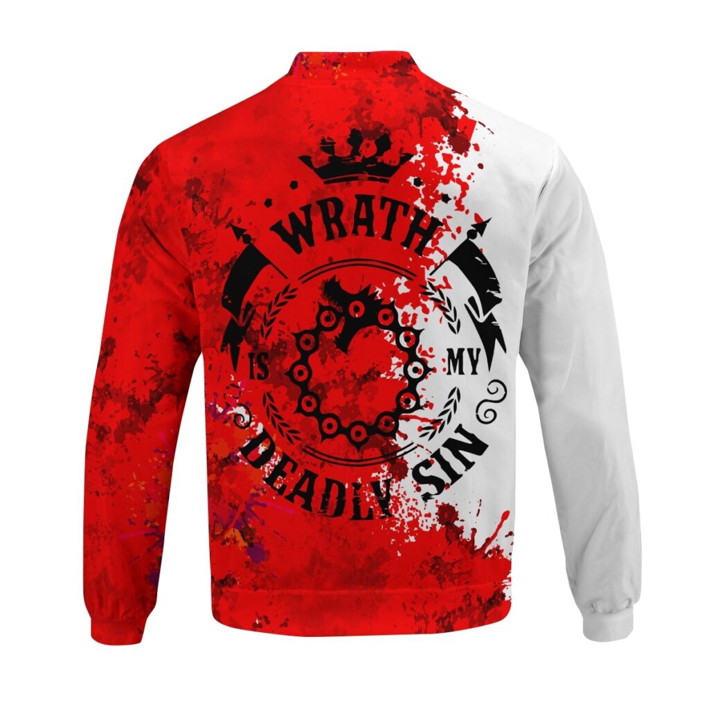sin of wrath bomber jacket 136951 - Anime Jacket UK Store