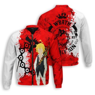 sin of wrath bomber jacket 865603 - Anime Jacket UK Store