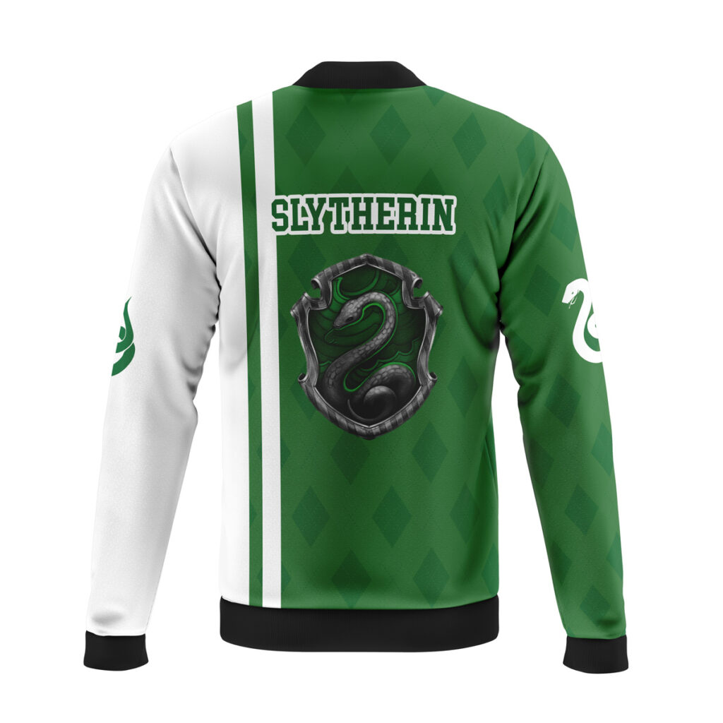 slytherin harry potter casual bomber jacket s7jep - Anime Jacket UK Store