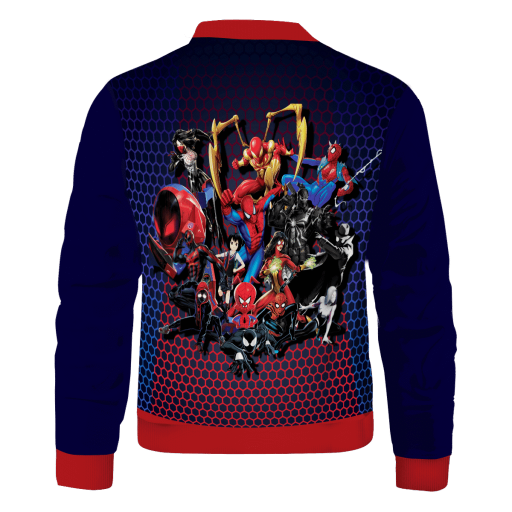 spiderman multiverse bomber jacket 192834 - Anime Jacket UK Store