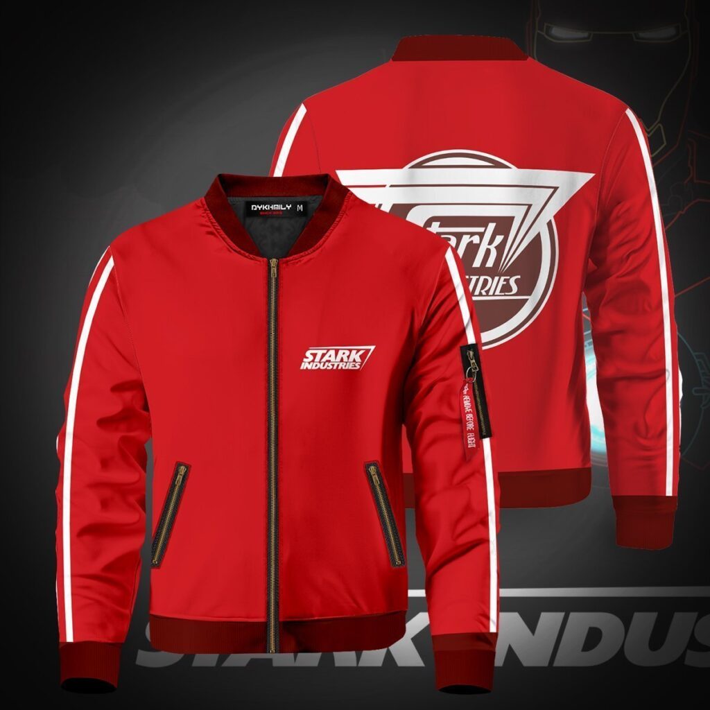 stark industries bomber jacket 211423 - Anime Jacket UK Store