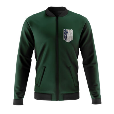 survey corps attack on titan casual bomber jacket sba37 - Anime Jacket UK Store