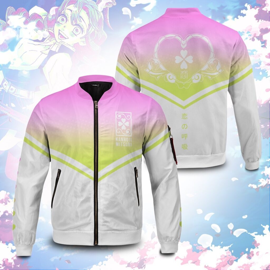 the love hashira bomber jacket 813502 - Anime Jacket UK Store