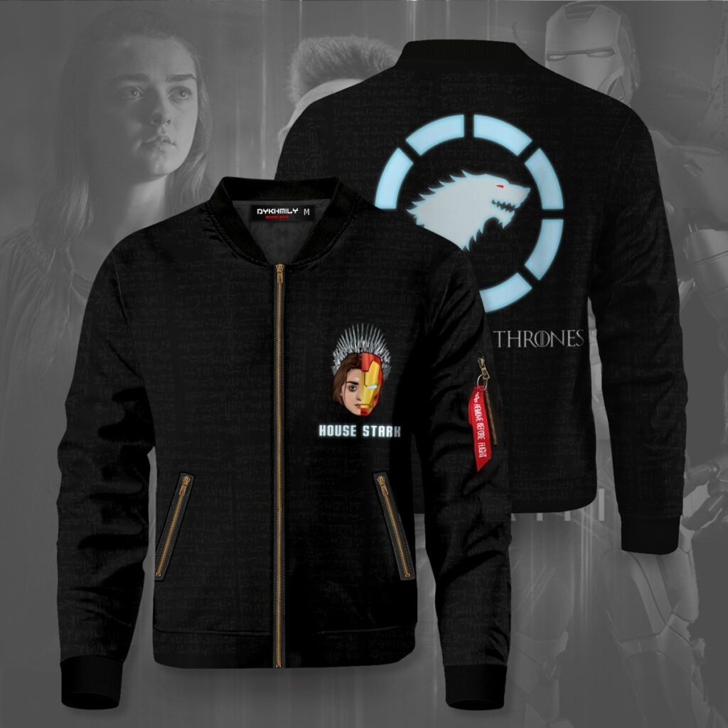 the starks bomber jacket 914111 - Anime Jacket UK Store