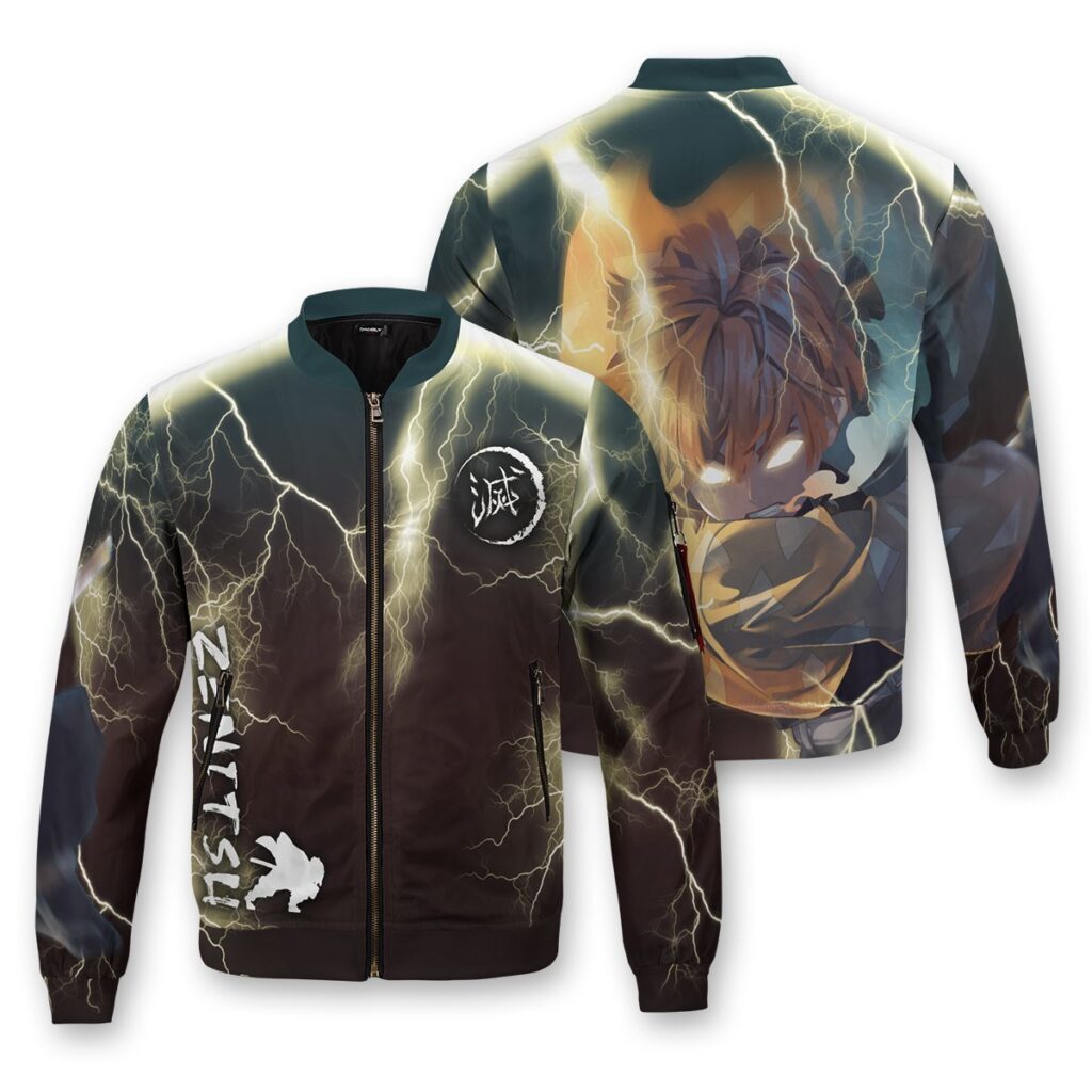 thunderclap flash style bomber jacket 800607 - Anime Jacket UK Store