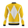 yellow ranger mighty morphin power rangers casual bomber jacket pj6aj - Anime Jacket UK Store