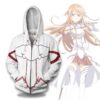 yuuki asuna hoodie sword art online anime cosplay costumecubvz - Anime Jacket UK Store